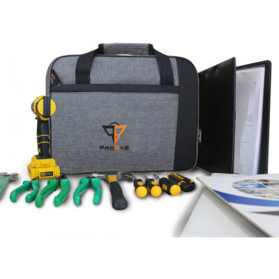 Bilgisayar ve Alet Çantası - 7 Cep, 19 Bölme, Suya Dayanıklı - 4