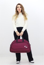 Bordo Spor ve Seyahat Çantası – Ayakkabı Bölmeli, Su Geçirmez, Omuz Askılı Antrenman Çantası - Probag