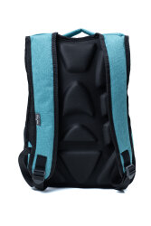 Çok Gözlü Ergonomik Sırt Çantası Su İtici Unisex Okul, Günlük ve Seyahat Çantası Yeşil - 3