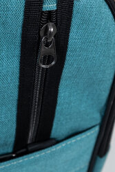 Çok Gözlü Ergonomik Sırt Çantası Su İtici Unisex Okul, Günlük ve Seyahat Çantası Yeşil - 7