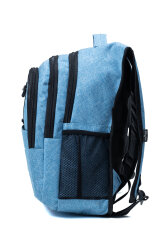 Çok Gözlü Ergonomik Sırt Çantası Su İtici Unisex Okul, Günlük ve Seyahat Çantası Mavi - Probag (1)