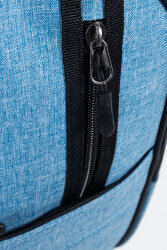 Çok Gözlü Ergonomik Sırt Çantası Su İtici Unisex Okul, Günlük ve Seyahat Çantası Mavi - 7