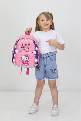 Hello Kitty Temalı Sevimli ve Şık Ortopedik Anaokulu ve İlkokul Çantası - 3