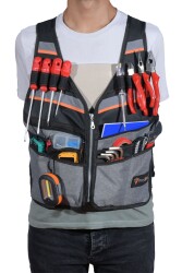 Probag Impertex Kumaşlı Çok Cepli Takım Yeleği - Profesyonel Alet Taşıma Yeleği - Probag (1)
