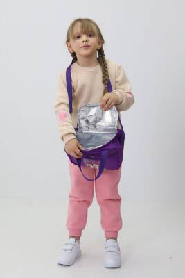Melody Kuromi 3'lü Okul Çanta Sırt Çantası Beslenme Çantası Kalemlik İlkokul Peluş Oyuncak Hediyeli - 3