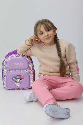 Kız Çocuk My Melody Temalı Anaokulu Sırt Çantası – Pastel Renkli, Hafif ve Su Geçirmez Tasarım - 1