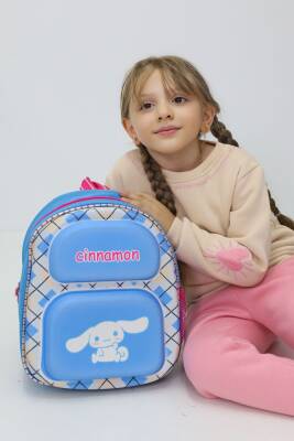 Kız Çocuk Cinnamoroll (Cinnamon) Temalı Anaokulu Sırt Çantası – Pastel Renkli, Hafif ve Su Geçirmez - 1