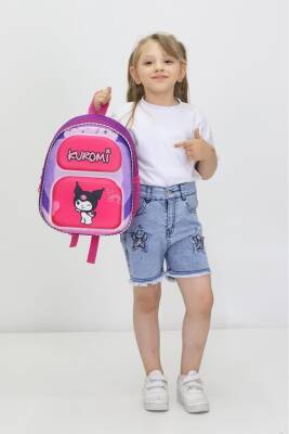Kuromi Temalı Sevimli Ortopedik Anaokulu ve İlkokul Çantası - 1