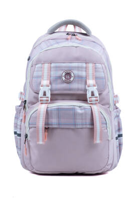 Toz Pembe Okul Çantası 4 Bölmeli Ortopedik Sırt Destekli Su Geçirmez İlkokul Ortaokul Sırt Çantası - 2