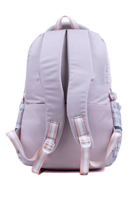 Toz Pembe Okul Çantası 4 Bölmeli Ortopedik Sırt Destekli Su Geçirmez İlkokul Ortaokul Sırt Çantası - 4