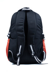 Siyah Turuncu Okul Çantası 4 Bölmeli Ortopedik Sırt Destekli Su Geçirmez İlkokul Ortaokul Sırt Çanta - 4