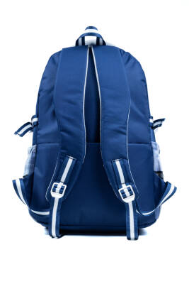 Mavi Okul Çantası 4 Bölmeli Ortopedik Sırt Destekli Su Geçirmez İlkokul Ortaokul Sırt Çantası - 4