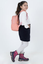 Pembe Labubu Figürlü Kız Çocuk Anaokulu Sırt Çantası – Sevimli Desenli, Hafif Kreş Çantası - 5