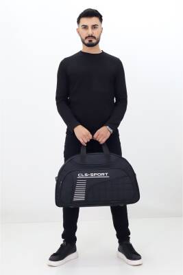 Siyah Spor ve Seyahat Çantası – Ayakkabı Bölmeli, Su Geçirmez, Omuz Askılı Antrenman Çantası - 1