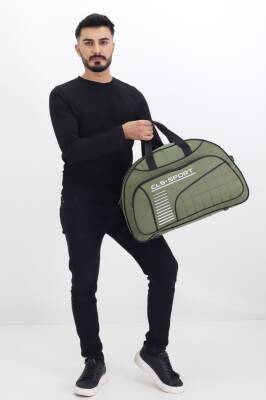 Yeşil Spor ve Seyahat Çantası – Ayakkabı Bölmeli, Su Geçirmez, Omuz Askılı Antrenman Çantası - 2