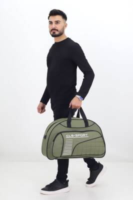 Yeşil Spor ve Seyahat Çantası – Ayakkabı Bölmeli, Su Geçirmez, Omuz Askılı Antrenman Çantası - 3