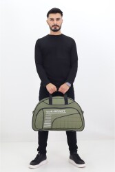 Yeşil Spor ve Seyahat Çantası – Ayakkabı Bölmeli, Su Geçirmez, Omuz Askılı Antrenman Çantası - 